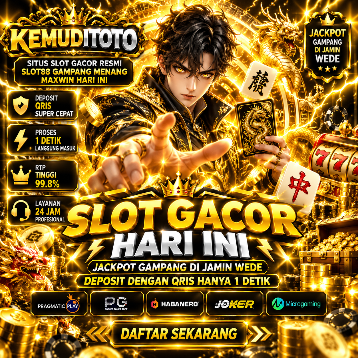 KEMUDI TOTO : Situs Slot Gacor Resmi KeMudiToTo Slot88 Gampang Menang Maxwin Hari ini